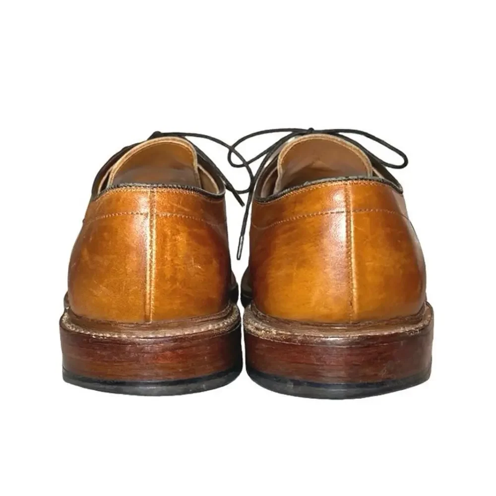 Allen Edmonds Men’s Hillcrest Leather Oxford Dress Shoes Chestnut Size 11.5 D